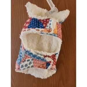 Vibrant Life Dog Clothes Sherpa Contrast Yoke Pet Jacket Patchwork Size XS Dogs